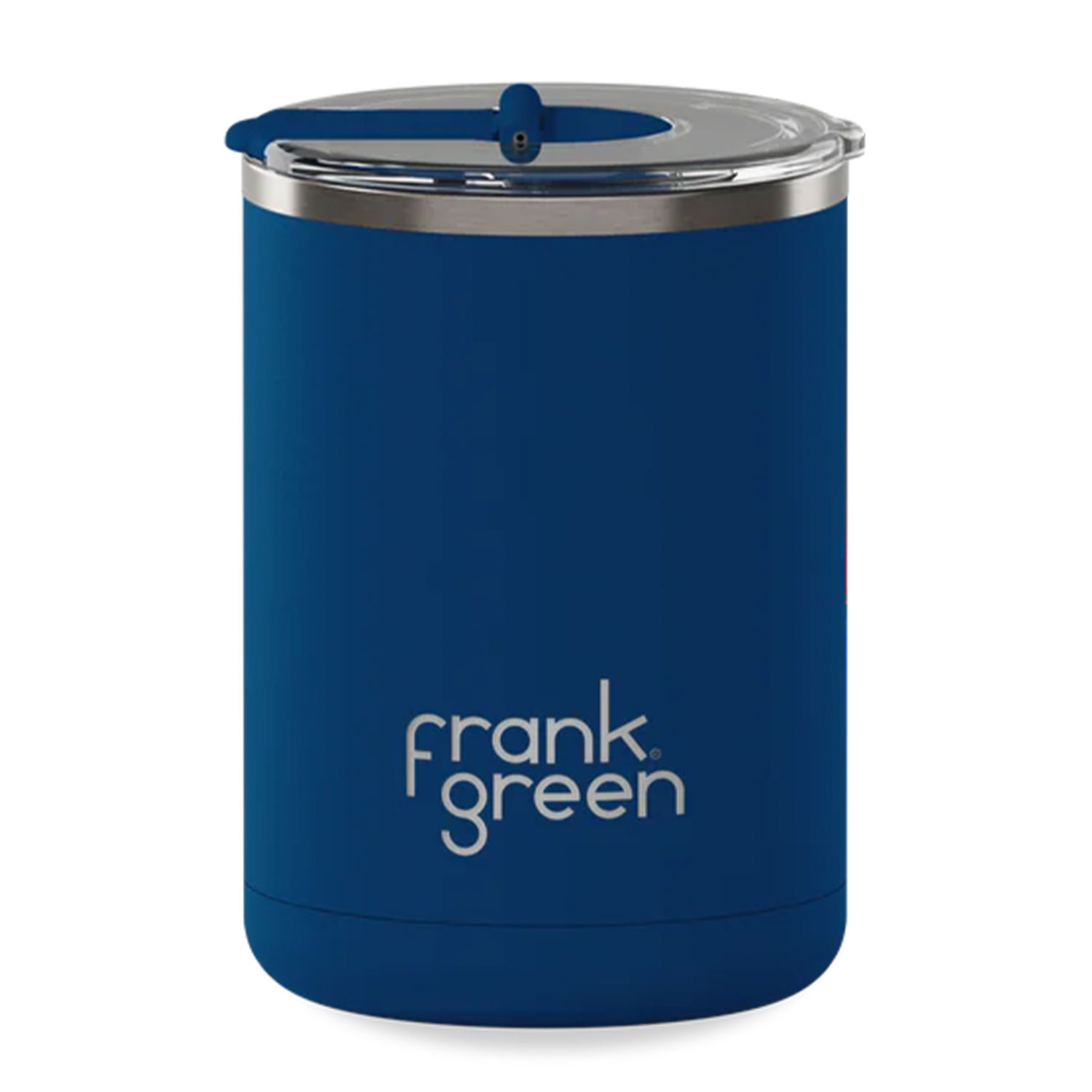 frank green 12oz Ceramic Cup with Hinged Lid Deep ocean